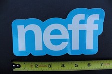 Neff Headwear Hats Skate Original Blue White Z50b Vintage Skateboarding Sticker