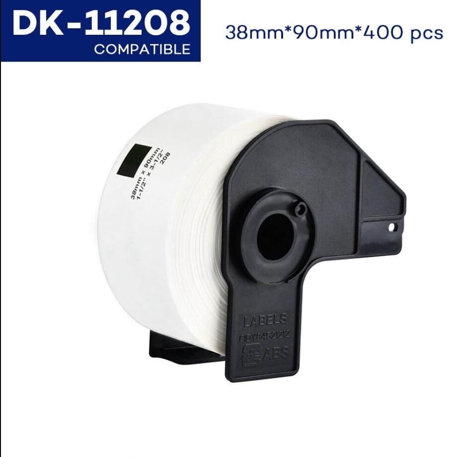 Printing Pleasure DK-22205 | 5 Continuous Label Rolls DK22205 62mm X 30