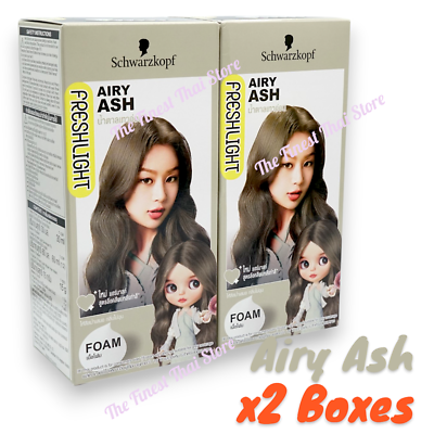 SCHWARZKOPF FRESHLIGHT Foam Color Dye Dying Kit : Airy Ash Pack of