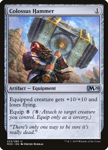 🌟 Gaia's Dark Hammer Colossus Hammer RAINBOW 🌈 FOIL MTG Final