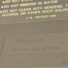 Vintage Nintendo Video Game NES Cartridge 1985 Super Mario Bros Duck Hunt Japan