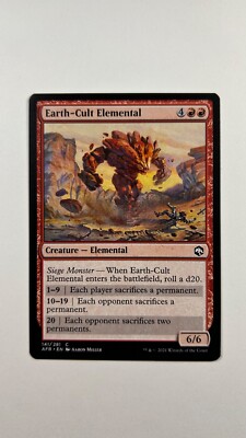 MTG Adventures in the Forgotten Realms Earth-Cult Elemental 141/281