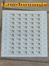 Planche Timbre N° 2039 50 Timbres 1979 1 F. Protection de la Nature L'Abeille