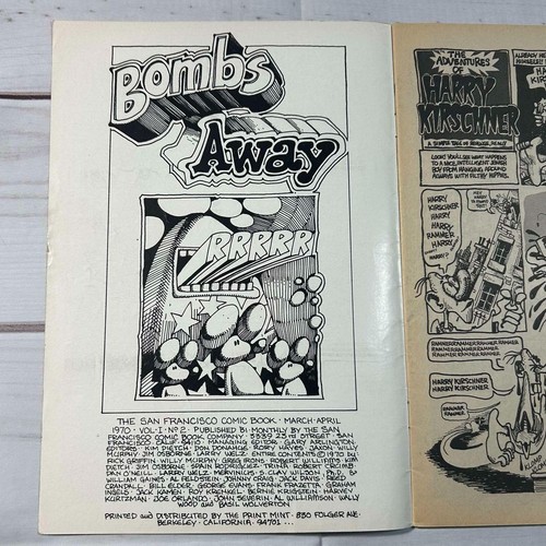 Vintage San Francisco Comic Book 1970 Underground Comix Adult Humor Collectible - Picture 5 of 7