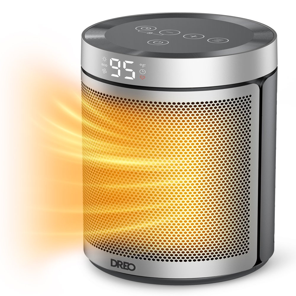Space Heaters for Inside, Portable Heater for Home with Thermostat, 1-12H Timer,