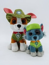 TY Beanie Boos Paw Patrol Plush   Rocky 6"  Tracker 9" 