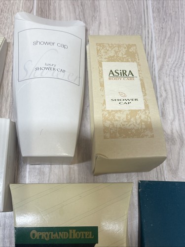 Mixed Lot Hotel Hand & Face Soaps Shower Caps Clinique Trail Size Lot Of 27 - Afbeelding 13 van 15