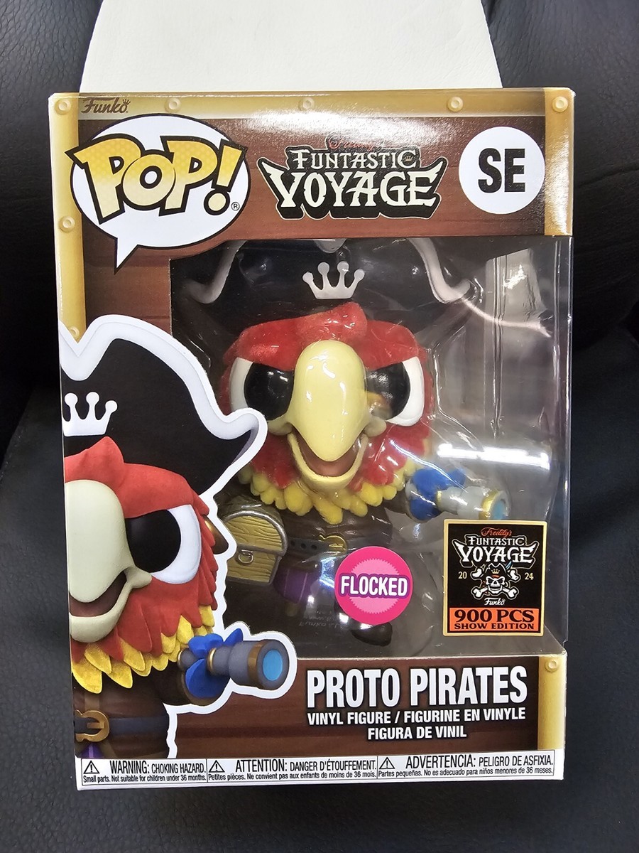 Proto Pirates Flocked 2024 Freddy's Funtastic Voyage Fundays Funko