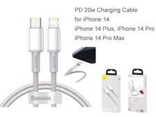 BASEUS 20W USB Type C to iP 8 pin Cable For Apple iPhone 14 iPhone 14 Pro Max