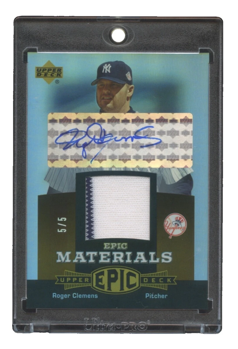 Roger Clemens Baseball Autographed Sports Trading Cards