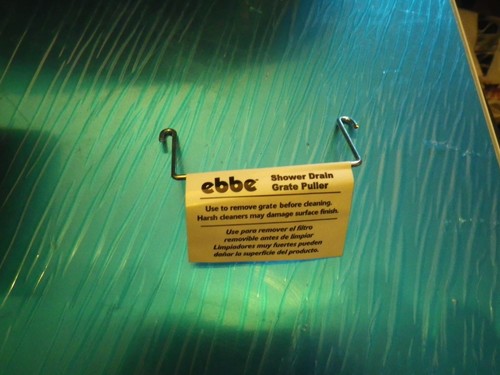 EBBE Quadratische Fliesen Duschablauf (ESD-BI) Schwarz Eisen Oberfläche - Bild 8 von 10