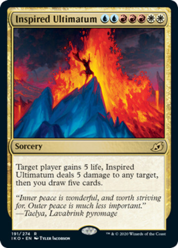 MTG-4x-Near Mint, English-Inspired Ultimatum-Ikoria: Lair of Behemoths