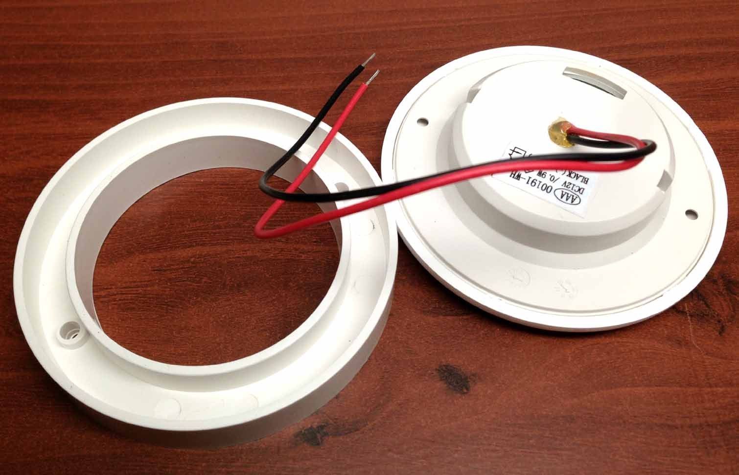 # MARINE BOAT LED CEILING LIGHT WARM WHITE CABIN INTERIOR .9W ONLY 12 LED BULBS