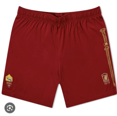 Womens New Balance & Roma X Series Shorts Red Size XL