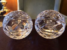 Kentucky Wildcats National Champions  Waterford Crystal Basketball Paperweights