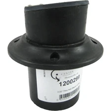 Centek 1200299 Black Exhaust Thru Hull with Flapper 3 Inch