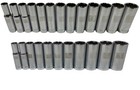 NEW Craftsman 24 pc 3/8" Drive SAE & Metric 12pt EZ Read Deep Socket Set