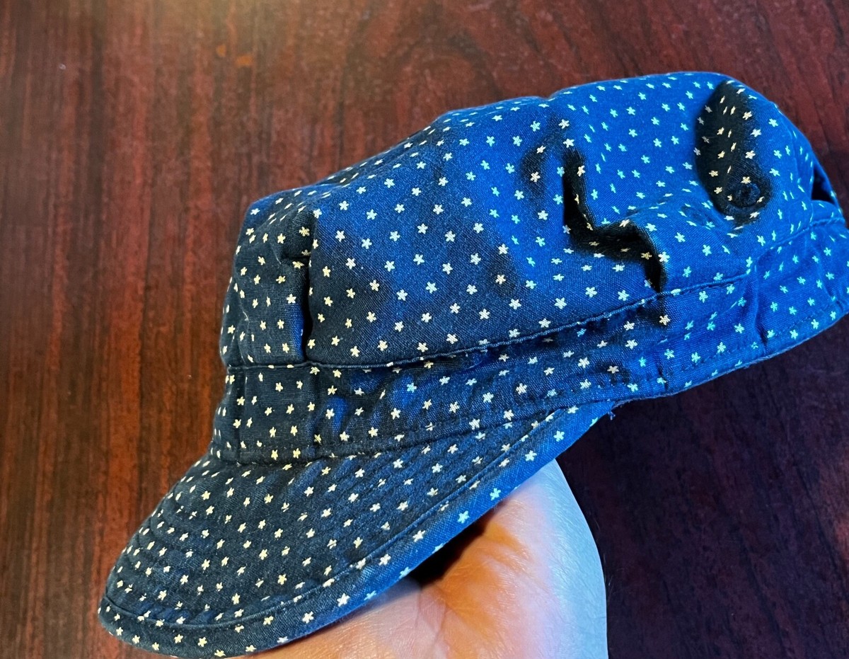 RRL Indigo Wabash Star Pattern Work Cap M | eBay