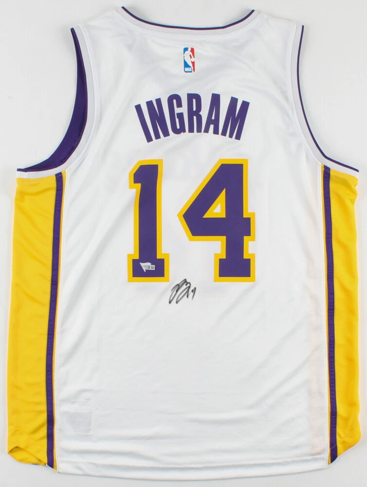 Brandon Ingram Signed Los Angeles Lakers Jersey Fanatics Hologram 2016 2 Pick