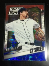 2014 Panini Prizm Red, White, Blue Pulsar Prizm CY SNEED