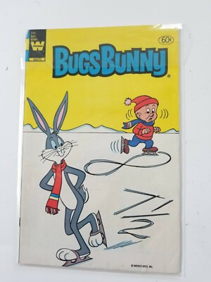 Buggs Bunny Comic Book / 244 Bugs Bunny / Whitman/ 90070 / 60cents