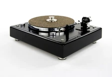 Restored TD 145 MKII Turntable in Piano Black