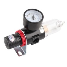 Pneumatic Filter Regulator Air Treatment Unit Water Separator Trap With Pressure