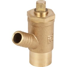 MT Cock Type A 22mm Stopcock Valve Plain Shank Brass Plumbing 22mm