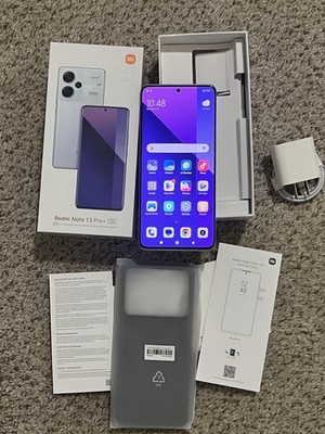 Xiaomi Redmi Note 13 PRO+ PLUS 5G Aurora Purple, UNLOCKED - 12GB RAM - 512GB ROM