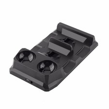 Image of LED Dual Charger Dock With Cable For Playstation 4 PS4 PSVR VR Move Controller