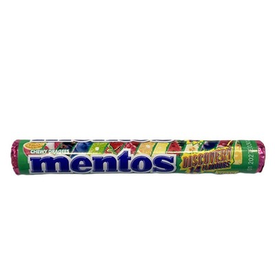 Mentos Discovery   Assorted Flavor Chewy Candy Roll 37g (UK)