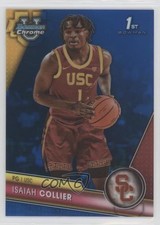 2023-24 Bowman U Chrome Blue Refractor 134/199 Isaiah Collier #96 1mw3