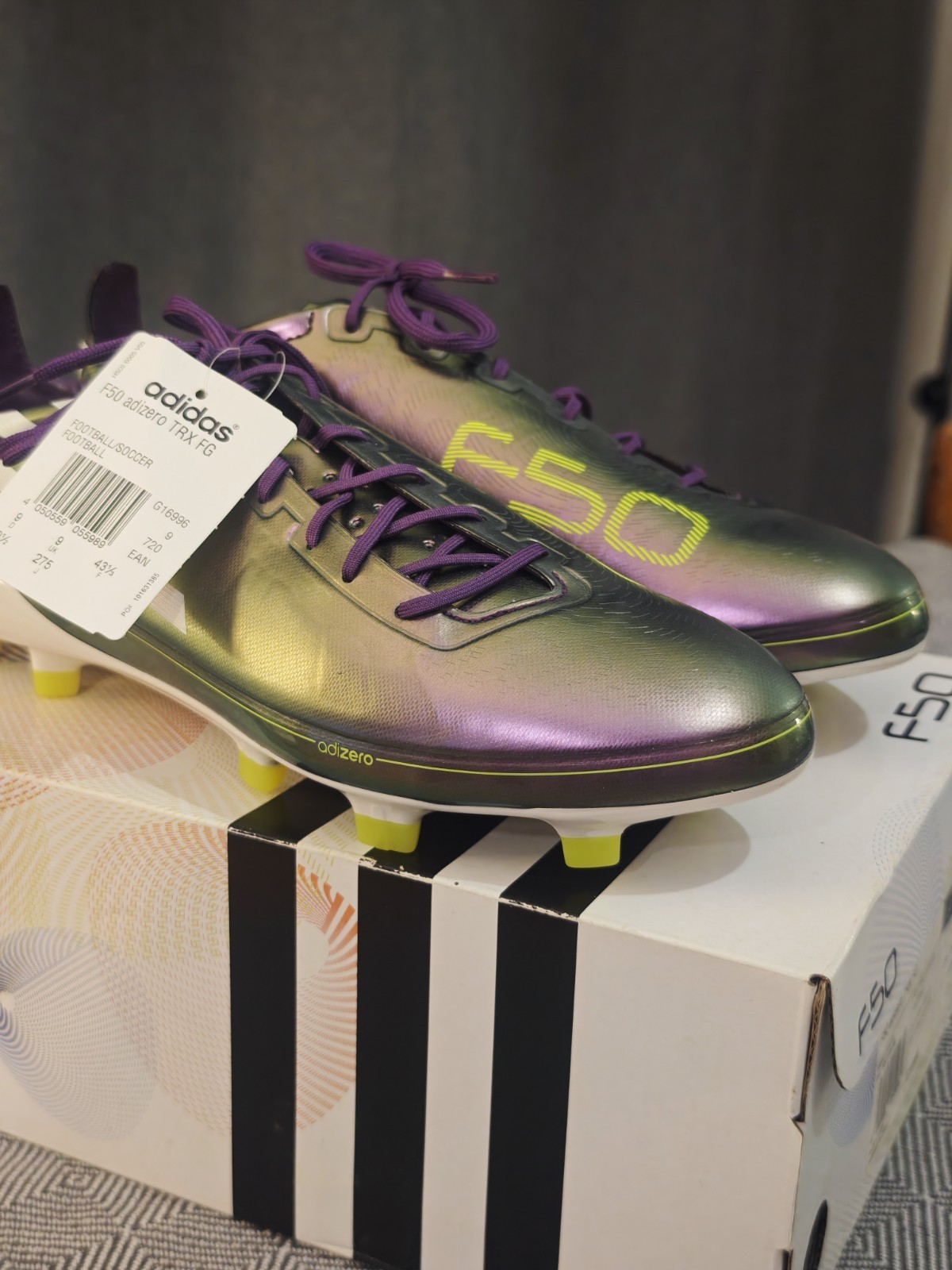 Chaussures Adidas F50 adizero TRX FG Chameleon Messi, un collector rare