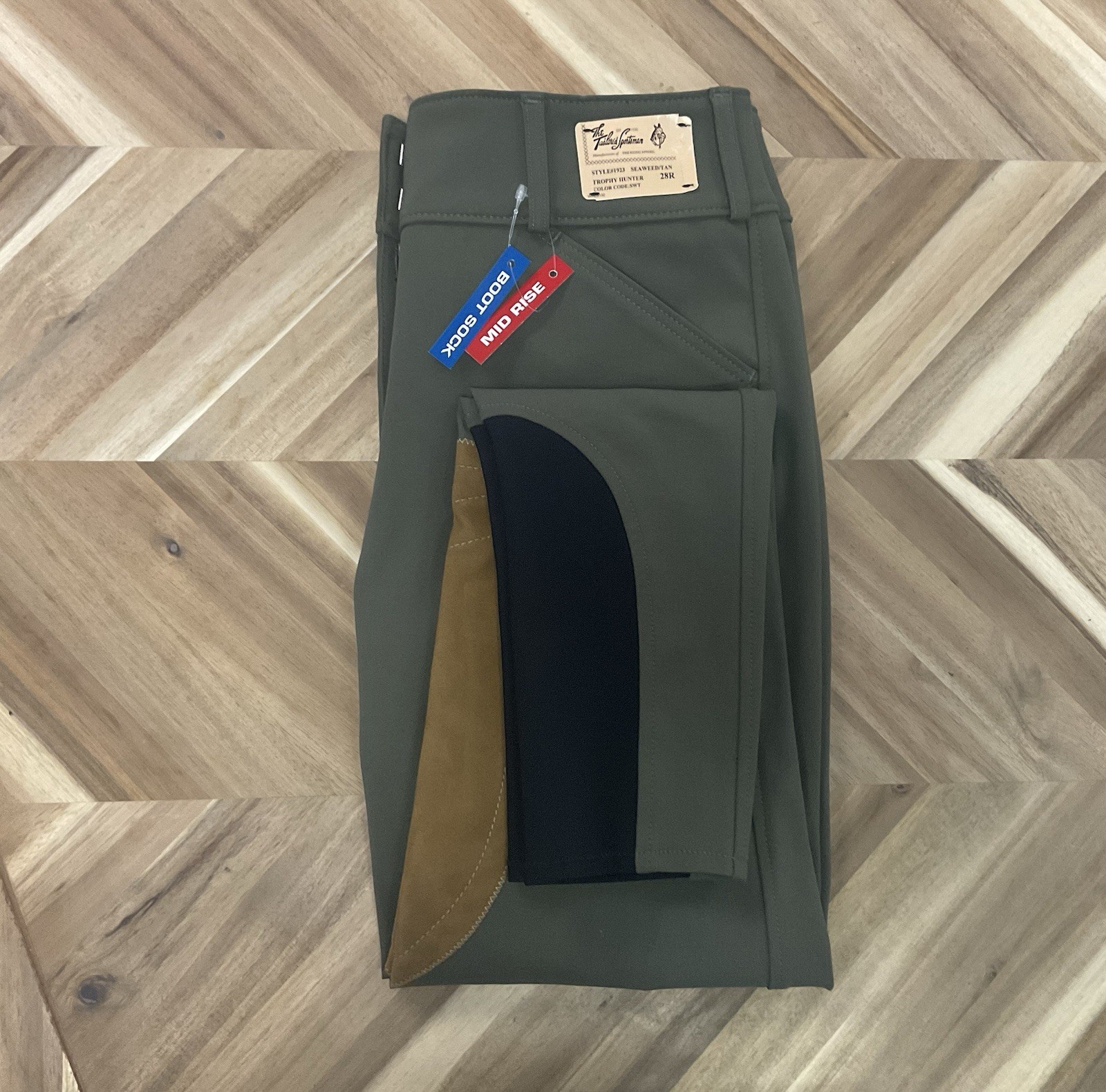 Tailored Sportsman Trophy Hunter Breeches #1923 Seaweed 28R