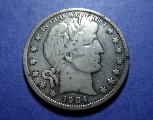 1904-O Barber Half   Ch. VG details