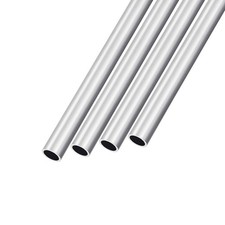 4Pcs 6063 Aluminum Tube 20mm OD x 16mm ID x 300mm L for Home Furnishing