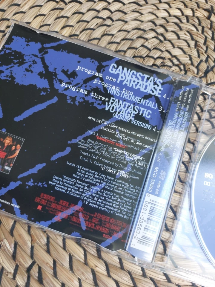 Coolio Gangsta's paradise Single CD 1995 - Bild 4 von 4