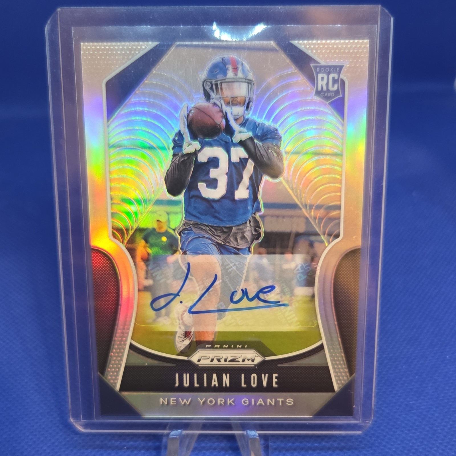 Julian Love Panini Prizm #320 Autograph