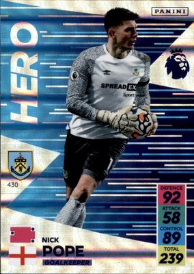Panini Premier League 430 - Nick Pope - Hero - 2021/2022