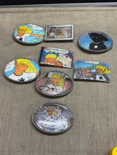 Tales of Adequacy Lot of Belt Buckles Comics Adam Lot metal see