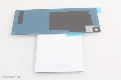 Akkudeckel weiss für Sony Xperia Z3 D6603 D6633 Handy Glas Backcover Weiß whi...