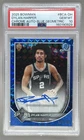 Dylan Harper 2025 Bowman Chrome Blue Geometric Refractor RC Auto 107/150 PSA 10