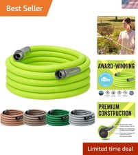 Garden Hose 5/8 in. x 50 ft., Lightweight All-Weather Water Hose, Durable and...