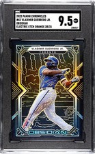 2022 Chronicles #43 Vladimir Guerrero Jr. Obsidian SGC 9.5 Electric Etch /31