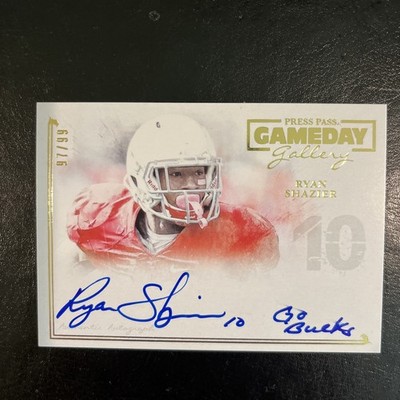 2014 Press Pass RYAN SHAZIER #GG-RS Gameday Gallery RC AUTO #/99  GO BUCKS  OSU