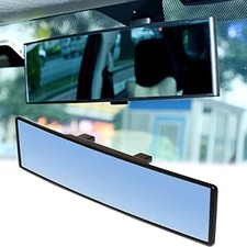 Wide Angle Interior Convex Curved Panoramic Rearview Mirror Anti-glare Fit Chevy