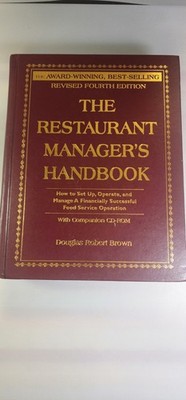 The Restaurant Manager's Handbook + CD-ROM. See Picture!