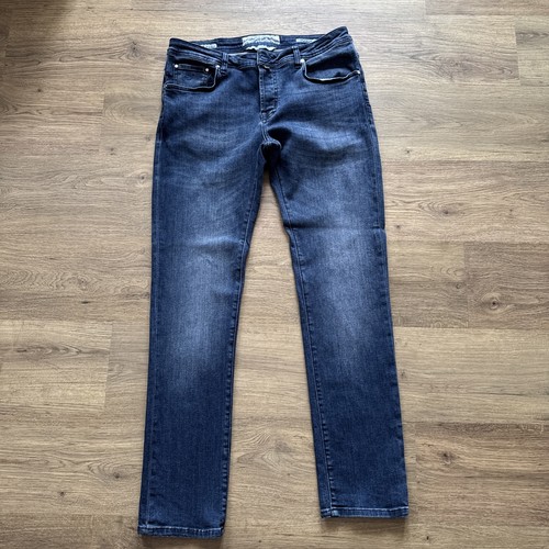 Jacob Cohen J688 Comfort Jeans Button Fly Luxury Denim Mens 38x32 Made in Italy