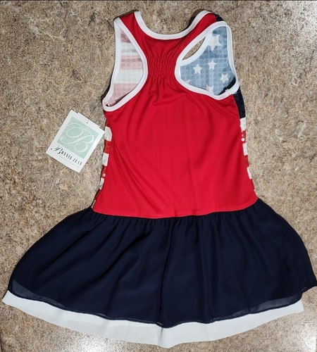 Bonnie Jean Girl's Americana Sequin Flag Dress Size 6 NWT 4th of July PATRIOTIC - Picture 3 of 3