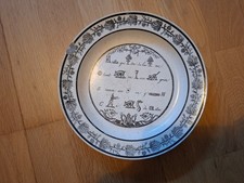 CHOISY LE ROI PAILLARD ET HAUTIN RARE LOT QUATRE ASSIETTES REBUS TBE 20,3 cm